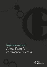 Negotiation culture: A manifesto for commercial success