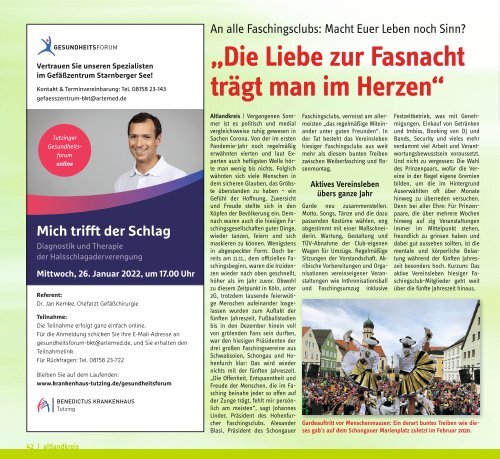 altlandkreis - Das Magazin für den westlichen Pfaffenwinkel - Ausgabe Januar/Februar 2022