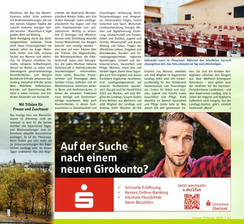 altlandkreis - Das Magazin für den westlichen Pfaffenwinkel - Ausgabe Januar/Februar 2022