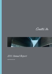 2011 Annual Report - Coutts