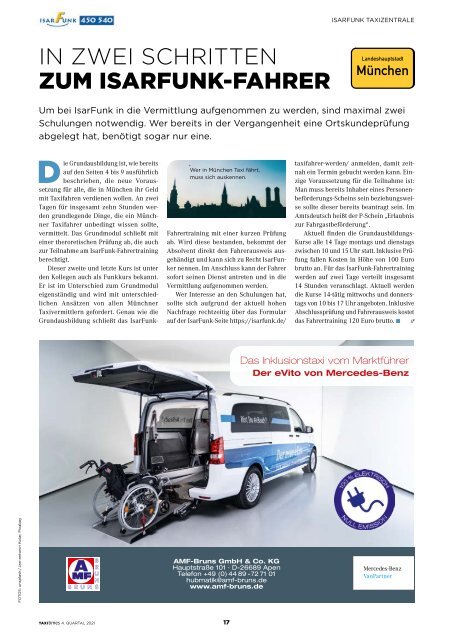 Taxi Times München - 4. Quartal 2021