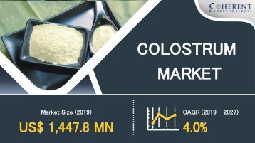 The Rapidly Changing Colostrum Market in Food and Beverages Industry