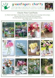 Greenfingers Notecards Sheet