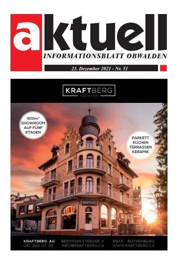 Aktuell Obwalden | KW51 | 23. Dezember 2021