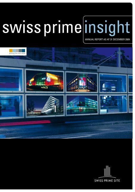 annual report 2009 - Swiss Prime Site