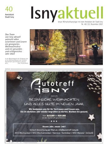 Isny Aktuell 22.12.2021