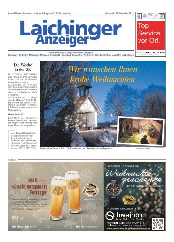 Laichinger Anzeiger 22.12.2021
