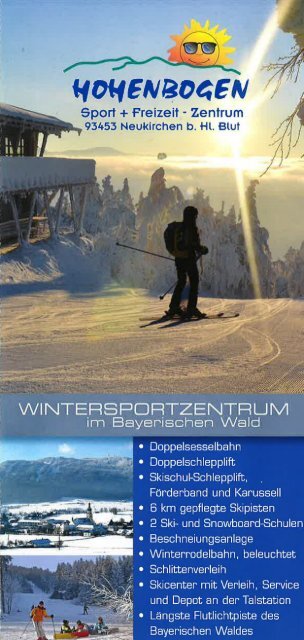 Wintersportzentrum im Bayerischen Wald