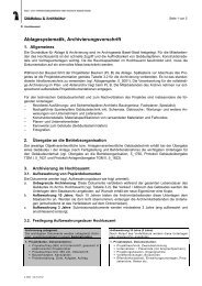 Ablagesystematik, Archivierungsvorschrift - Hochbauamt - Basel-Stadt