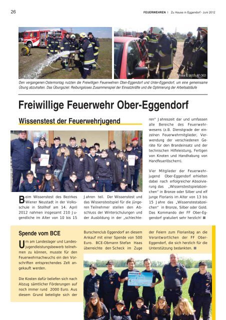 Senioren Aktiv: Offizielle Eröffnung Seite 11 - Gemeinde Eggendorf
