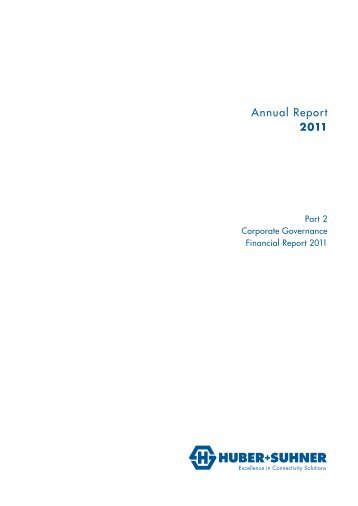 Annual Report - Huber+Suhner