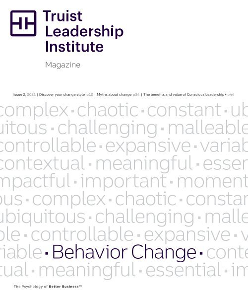 Truist Leadership Institute Magazine, Issue 2, 2021