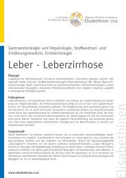 Leber - Leberzirrhose