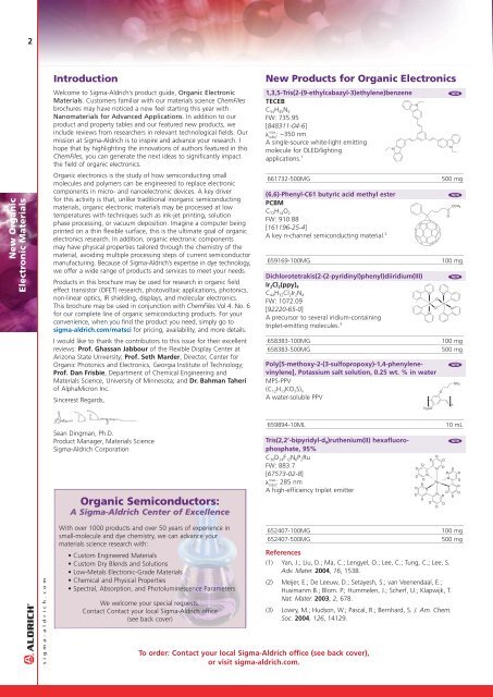 Chemfile vol5 no8 v4.indd - Sigma-Aldrich