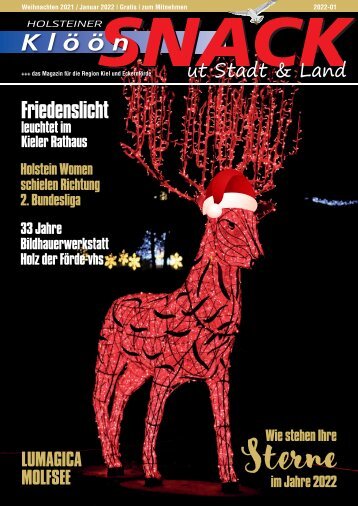 Holsteiner KlöönSNACK - Ausgabe Kiel / Eckernförde - Weihnachten 2021 / Januar 2022