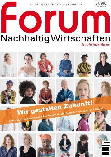 forum Nachhaltig Wirtschaften 04/2018: Frauen bewegen die Welt