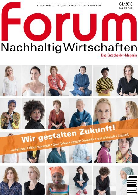 forum Nachhaltig Wirtschaften 04/2018: Frauen bewegen die Welt