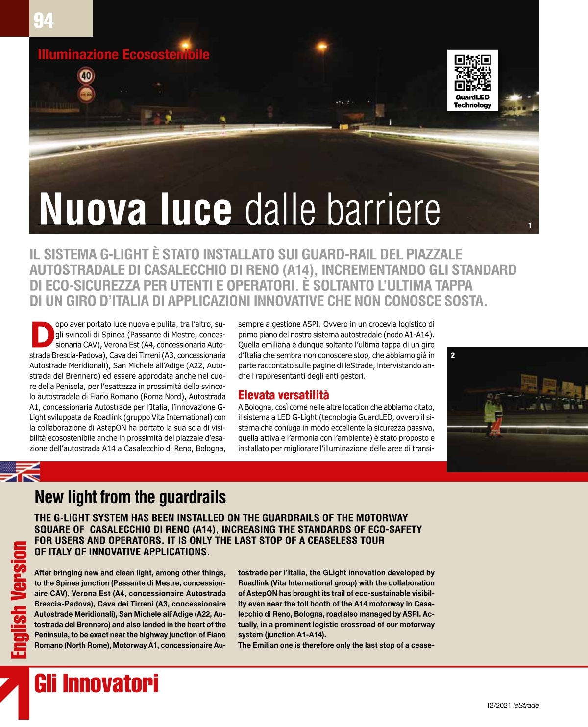 Nuova luce dalle barriere