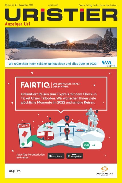 51.2021 Uristier – Der Urner Gratisanzeiger