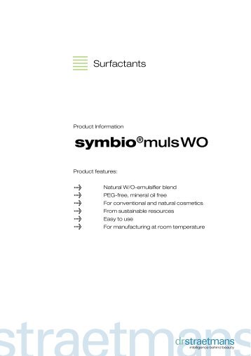 Product Leaflet Symbiomuls WO.pdf - Chrysalis Health & Beauty