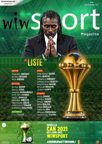 wiwsport Magazine n°22 - 23 décembre 2021