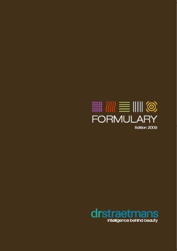 Welcome To Our Formulary Edition 2009 - Kinetik