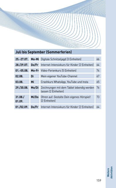 VERANSTALTUNGSPROGRAMM DES MKZ DER LMS 22/1