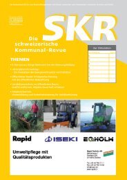 SKR Die schweizerische Kommunal-Revue - fachpresse.com