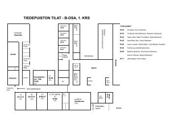 TIEDEPUISTON TILAT - B-OSA, 1. KRS