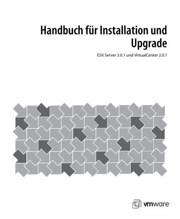 Handbuch für Installation und Upgrade - VMware