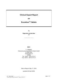 Clinical Expert Report on Eucarbon Tablets