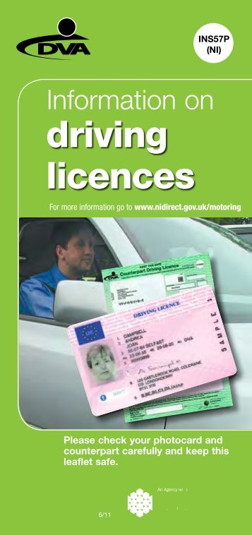 Information on driving licences - NIDirect