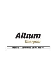 Module 3: Schematic Editor Basics - Altium