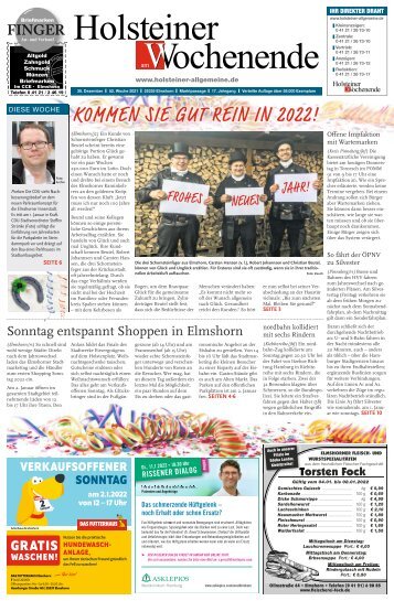 Holsteiner am Wochenende 52 2021
