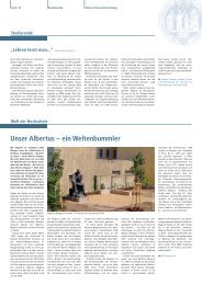 Unser Albertus – ein Weltenbummler - Universität zu Köln