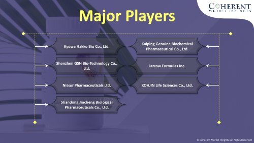 Glutathione Market Poised For Growth in Global