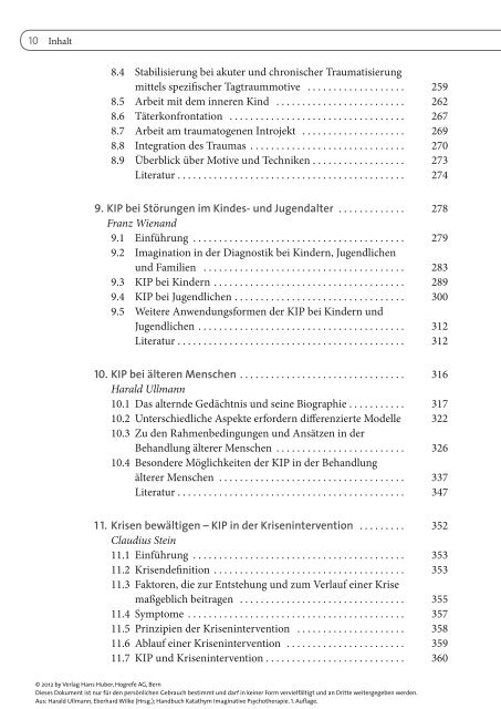 Handbuch Katathym Imaginative Psychotherapie (KIP) - AGKB