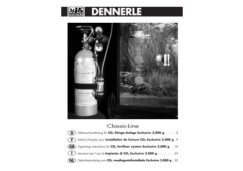 CO2 bemestingsinstallatie Exclusive 2.000 g - Dennerle