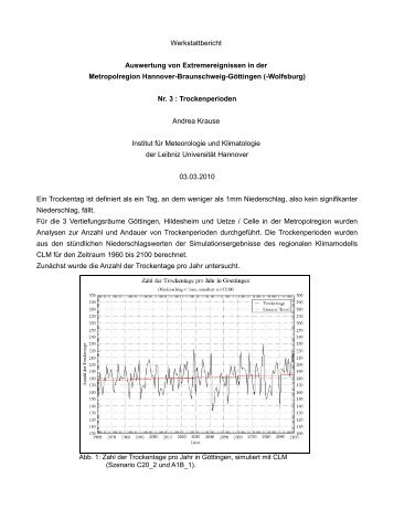 Trockenperioden - Klimafolgenmanagement