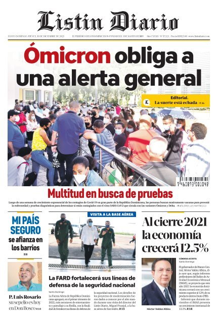 Listín Diario 30-12-2021