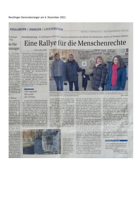 Eine Rallye für Menschenrechte
