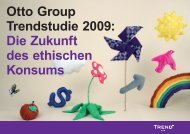 Otto Group Trendstudie 2009: Die Zukunft des ethischen Konsums ...