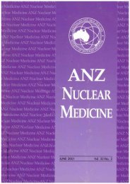 ANZ Nuclear Medicine Jun 2001 No2