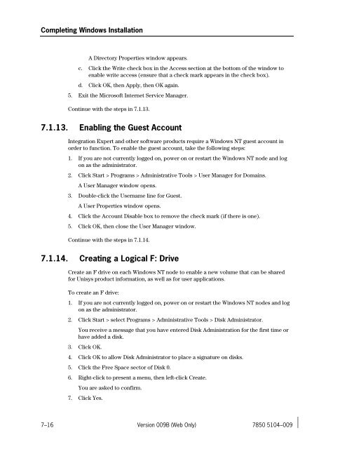 ClearPath IX Systems Installation and Configuration Guide