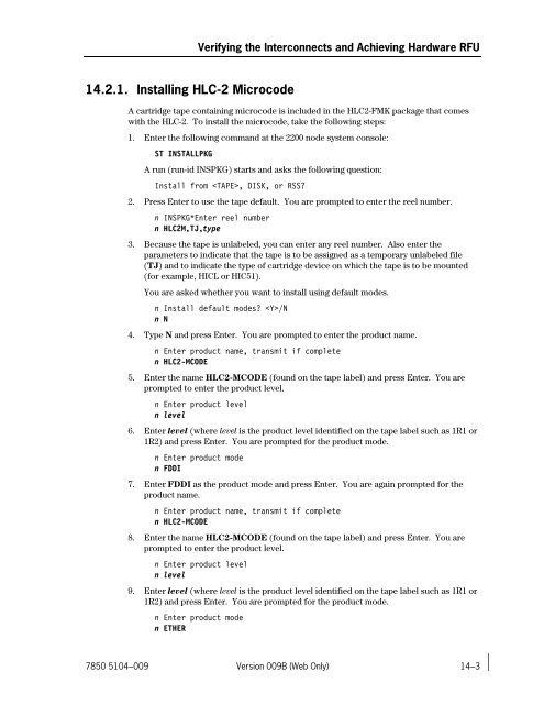 ClearPath IX Systems Installation and Configuration Guide