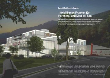 Projekt Bad Rans in Sevelen 140 Millionen Franken für Parkhotel ...