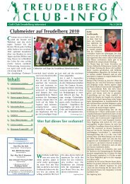 CLUB-INFO - golfclub-treudelberg