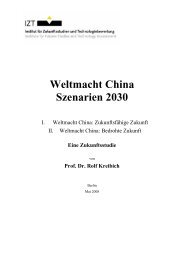 Weltmacht China Szenarien 2030 - Focus