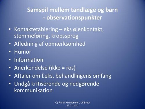 Tandlægeangst og hypnose