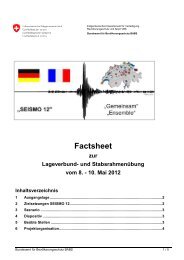 Factsheet zur Lageverbund - Bevölkerungsschutz